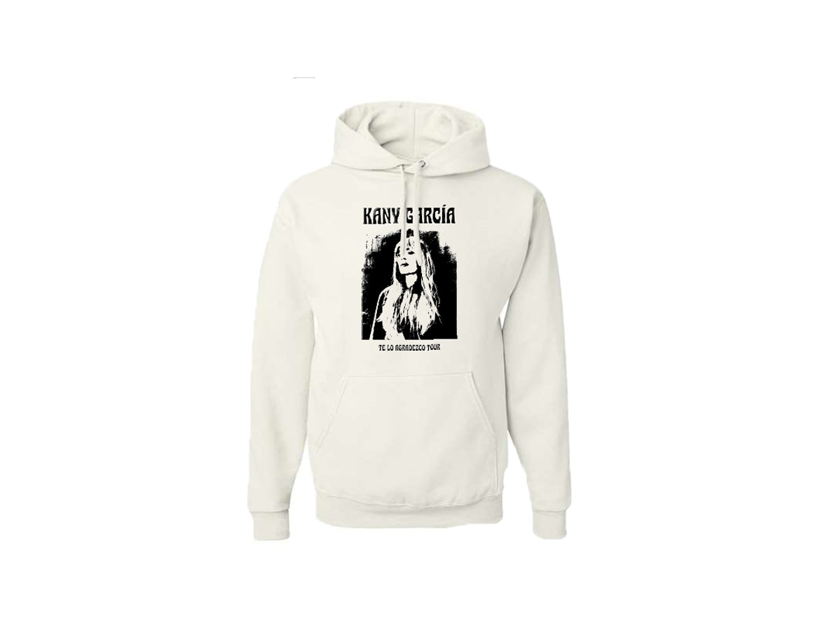 Kany Garcia Hoodie (White and Black)
