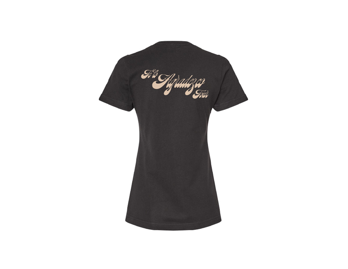 Te Lo Agradezco Tour Short Sleeve T-Shirt (Black)